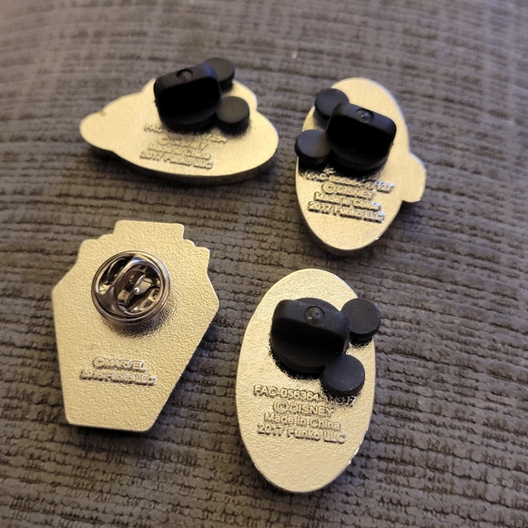 Funko Disney and Marvel Character Pin Set - Picture 2 of 2